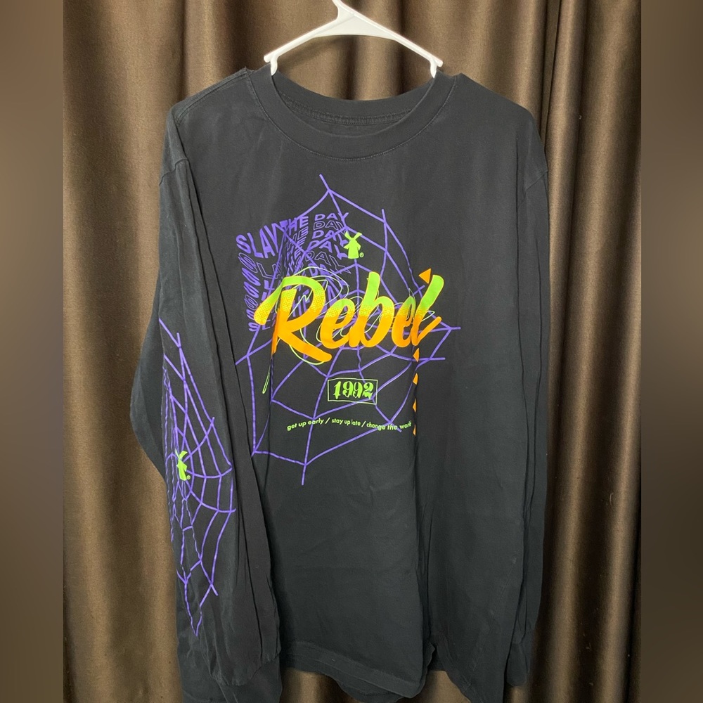 Dutch Bros Rebel 1992 black long-sleeve t-shirt size 2X